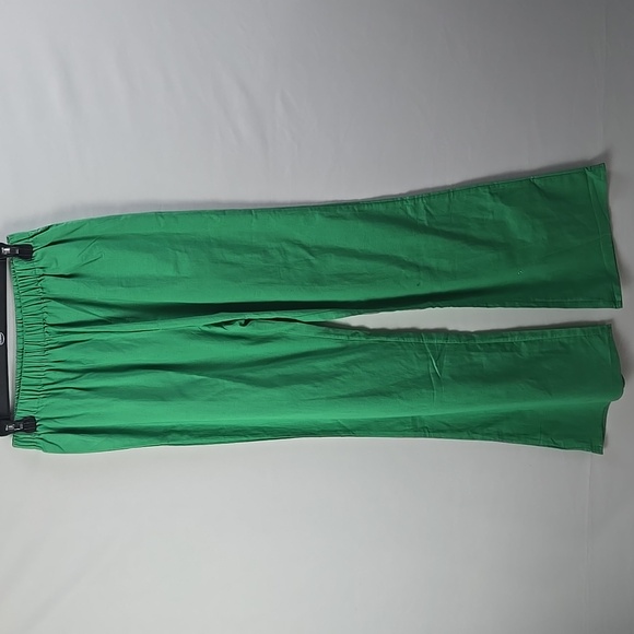 CoMMENSE Oversized Green Linen Blend 2 Pc Pants Set Women's Sz S, Coastal NWT - Picture 11 of 14